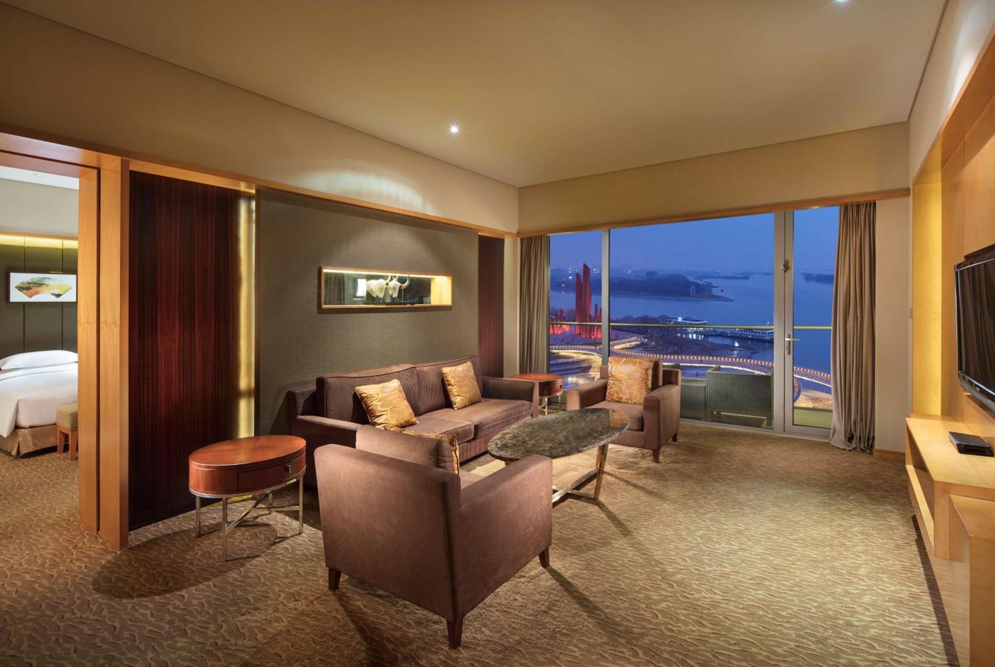 Hilton Nanjing Riverside Exterior foto